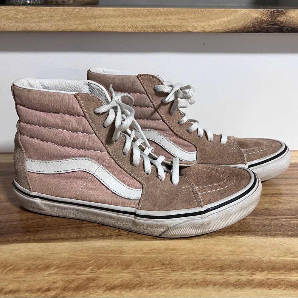 Vans Women's Pink High-Top Sneakers
